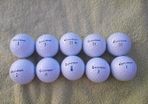 10 Taylormade Soft Response/Project A/S Golf balls