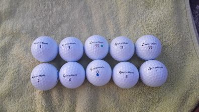 10 Taylormade Soft Response/Project A/S Golf balls