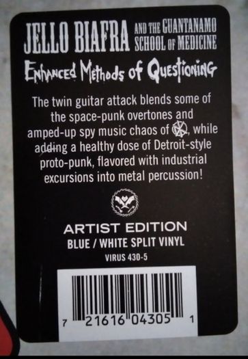 Jello Biafra enhanced methods of questioning ep