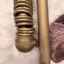 Champagne gold silk curtains Image 7