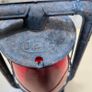 Vintage Dietz Monarch Kerosene Railway Lantern Red Glass Globe -For Restoration PROP Image 9