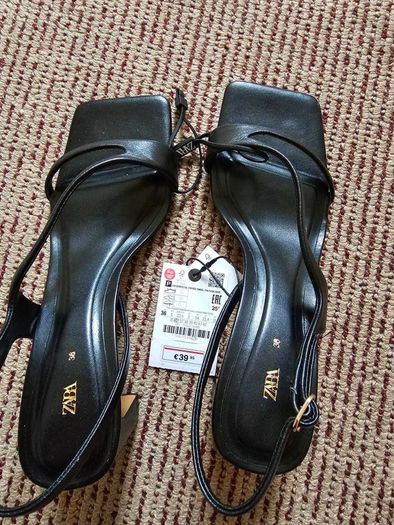 Brand New Leather Zara Sandals