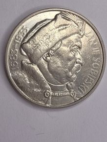 1933 Poland 10 zlotych Jan III Sobieski silver coin
