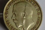 Silver Three pence 1922 Rare Error coin