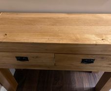 Hall Console Table Solid Wood