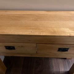 Hall Console Table Solid Wood