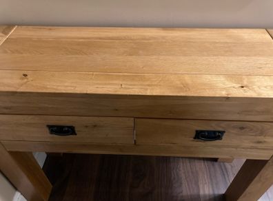 Hall Console Table Solid Wood