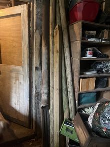 wooden posts
