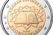 Finland 2 Euro Commemorative Coin 2007 - Treaty of Rome. Uncirculated.