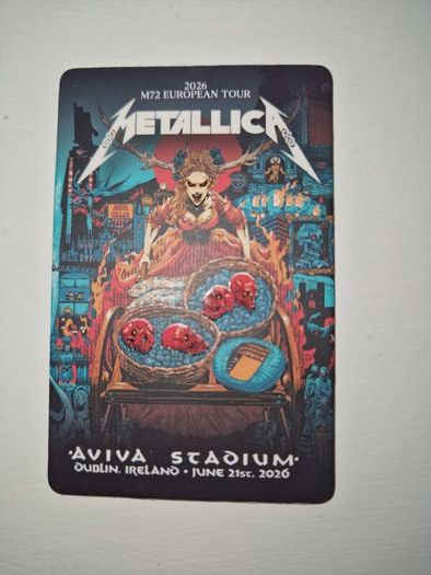 Metallica Fan Card