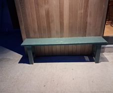 Painted bench