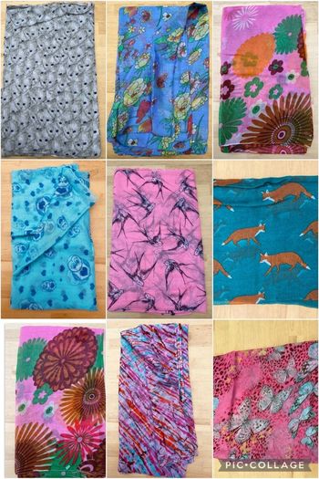 3000 Ladies Scarves To Clear As One Lot! 50 Cent Each - Rrp 6.99 Each!