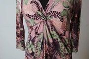 Wallis printed 3/4 length sleeve tunic Perfect condition size M UK14 EU42 Postage included