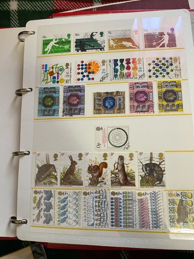 2 vintage stamp books