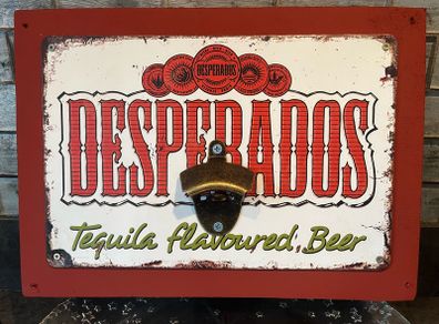 Desperado wall mounted bottle opener