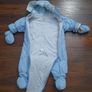 Baby winter all in one suit/onesie 9-15 months Image 2