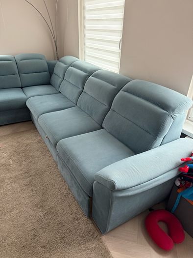 Corner sofa 2X3 with a sofa bed and storage