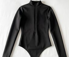 BNWT PrettyLittleThing Black Bodysuit - Size 8 UK