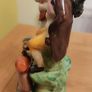 Vintage Staffordshire Style Reproduction Traveling Musicians Ceramic Statue Bears Image 5