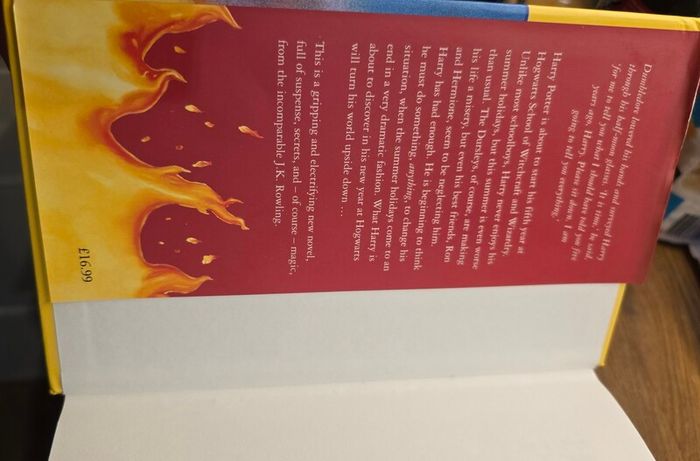 Harry potter order of the phoenix first edition