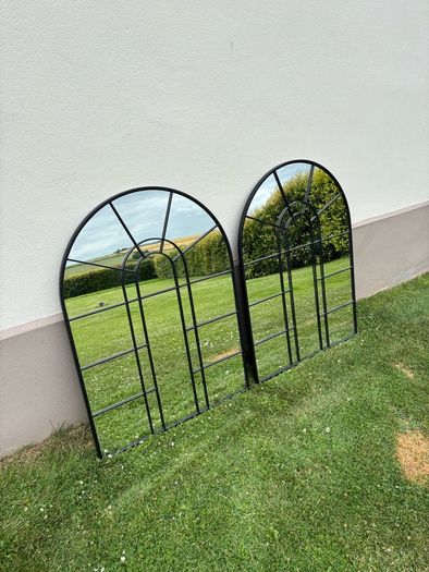 Pair of M&S medium arch wall mirrors