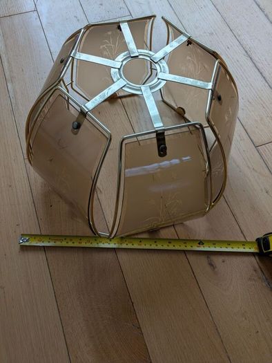 Vintage Glass Pendant Lampshade
