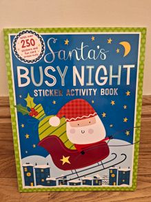 Santas Busy Night Sticker Activity Book