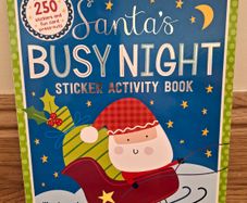 Santas Busy Night Sticker Activity Book