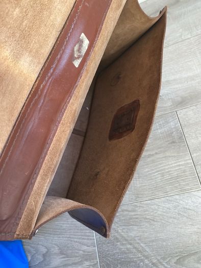 Leather case Bag Brown Leather Document Case vintage Original
