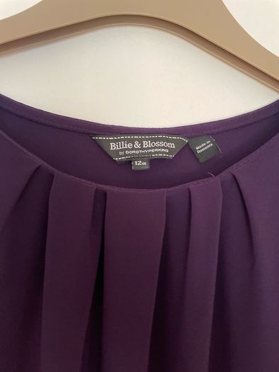 Billie & Blossom Purple occasion dress size 12 - New without tags