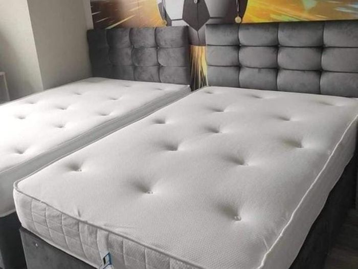 New Stylish single ,Double 4ft, 4ft6, King 5ft And 6ft Superking Sizes Divan Beds Instock. Drawers And Optional Tufted Mattresses Available. Free Delivery