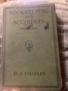 Book Keeping and Accounts Book from 1932