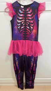 Girls Halloween skeletons dress