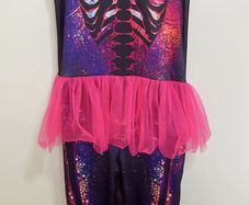 Girls Halloween skeletons dress