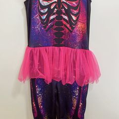 Girls Halloween skeletons dress