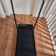 Home fitness code foldable treadmill with hand rails, barely used