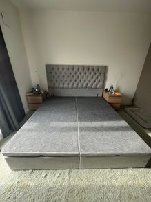 Super King Premium Ottoman Bed Frame with storage