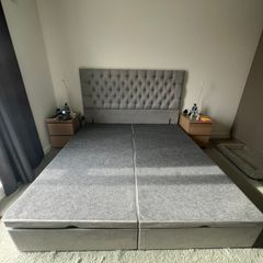 Super King Premium Ottoman Bed Frame with storage
