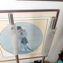 A pair of metal chrome table lamps Image 10