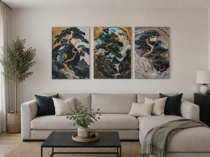 3 framed canvas