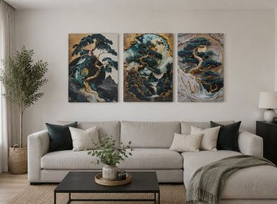 3 framed canvas