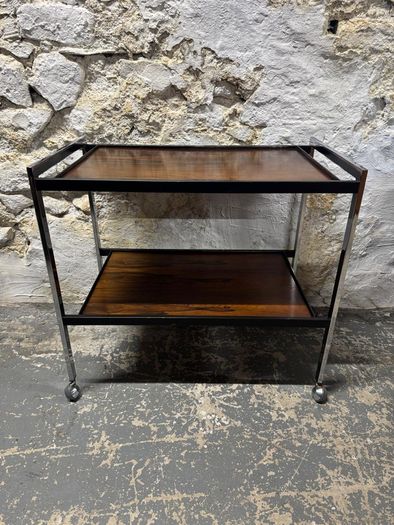Mid Century Modern Drinks Trolley by Howard Miller