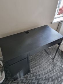 Desk Ikea Black
