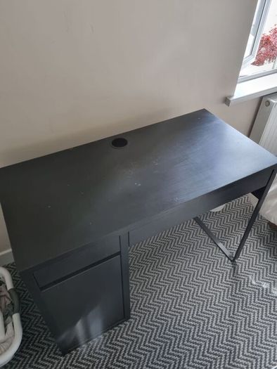 Desk Ikea Black