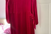 Fabulous deep pink velvet Next Dress size 20