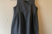 M&amp;S grey pinafore (as new) age 8