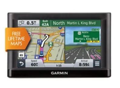 Garmin Nuvi55 with the latest Uk&Ireland maps.