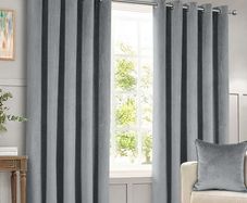 New Blackout & Thermal Curtains (230cm x 170cm) || Sleek Silver Colour