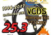 VCDS VAGCOM Interface VCDSCAN HEX V2 Update 25.3 FOR VW For AUDI Skoda Seat  Autocom Diagnostics Tools