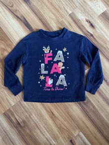 Girls Christmas top age 7-8